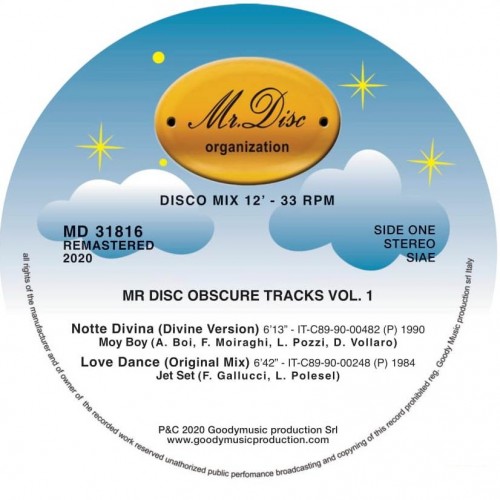 Mr Disc Obscure tracks vol. 1 